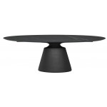 Taji Black Ceramic Dining Table, HGNE294
