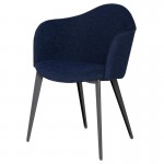 Nora True Blue Fabric Dining Chair