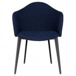 Nora True Blue Fabric Dining Chair