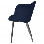 Nora True Blue Fabric Dining Chair