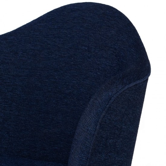 Nora True Blue Fabric Dining Chair