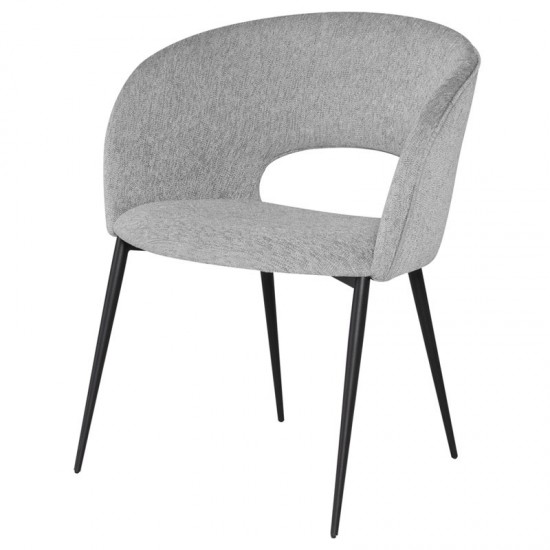 Alotti Light Grey Fabric Dining Chair