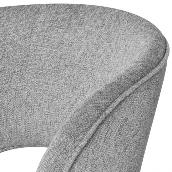 Alotti Light Grey Fabric Dining Chair