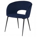 Alotti True Blue Fabric Dining Chair