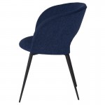 Alotti True Blue Fabric Dining Chair