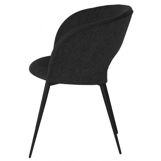 Alotti Activated Charcoal Fabric Dining Chair