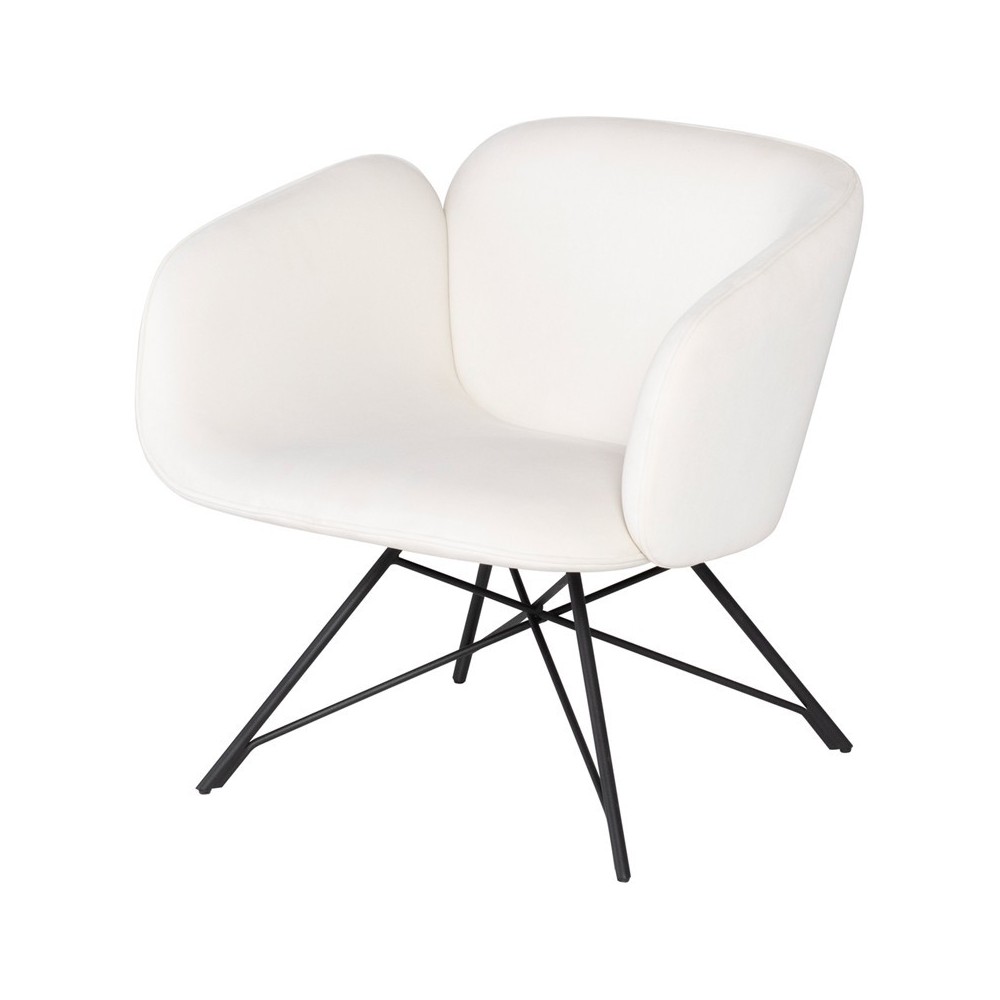 Doppio Oyster Fabric Occasional Chair