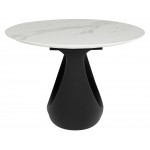 Montana White Ceramic Dining Table, HGNE331