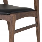 Bjorn Black Naugahyde Dining Chair, HGNH100