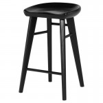 Kami Onyx Wood Counter Stool