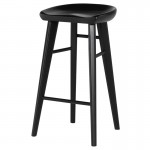 Kami Onyx Wood Bar Stool