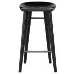 Kami Onyx Wood Bar Stool