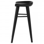 Kami Onyx Wood Bar Stool