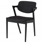 Kalli Activated Charcoal Fabric Dining Chair