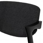 Kalli Activated Charcoal Fabric Dining Chair