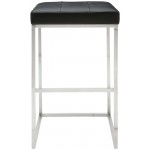 Chi Black Naugahyde Bar Stool, HGPA109