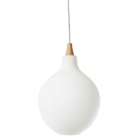 Mimas White Glass Pendant Lighting