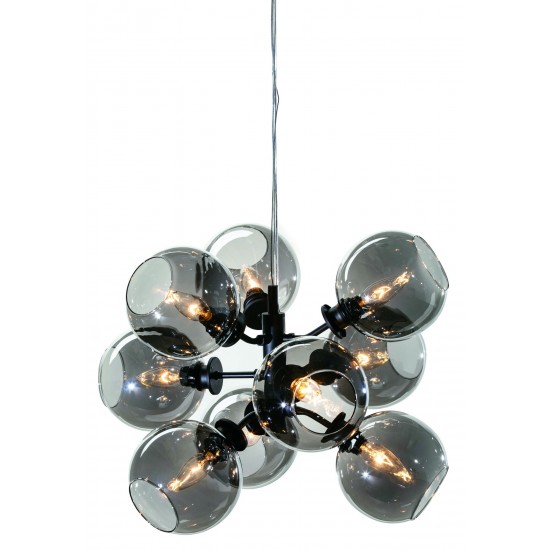 Atom 9 Grey Glass Pendant Lighting