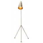 Lucille Antique Brass Metal Floor Lighting