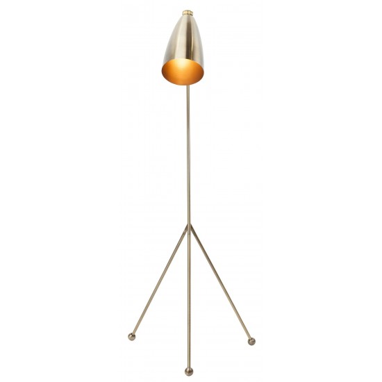 Lucille Antique Brass Metal Floor Lighting