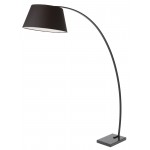 Evan Black Fabric Floor Lighting