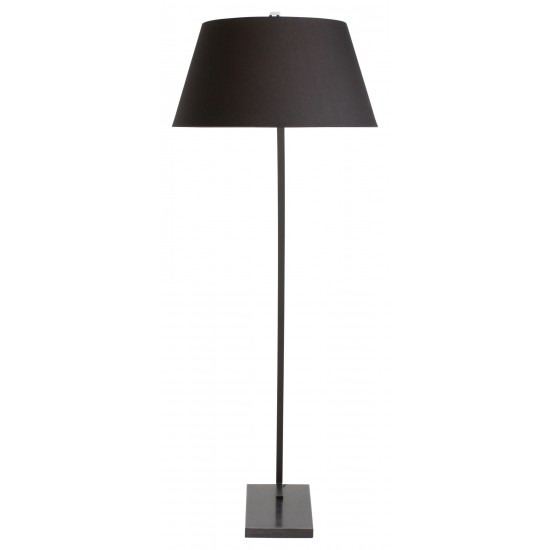 Evan Black Fabric Floor Lighting