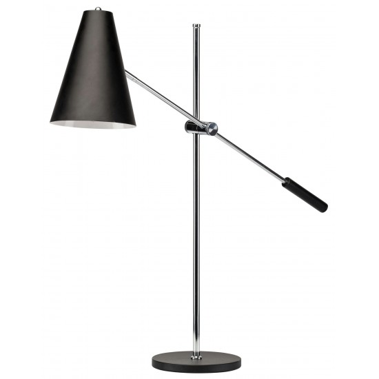 Tivat Black Metal Table Lighting