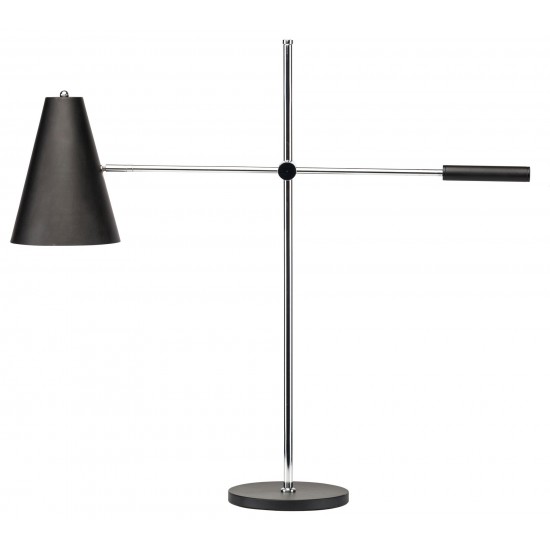 Tivat Black Metal Table Lighting