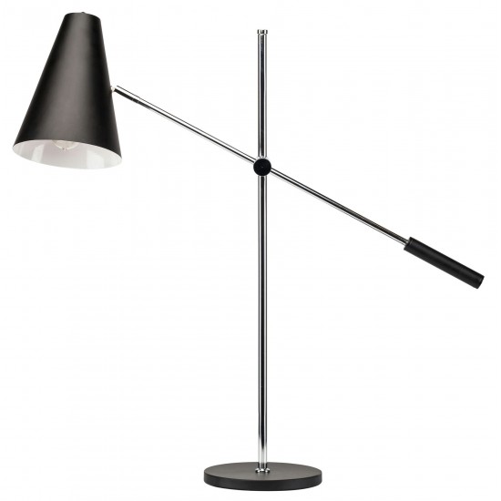 Tivat Black Metal Table Lighting