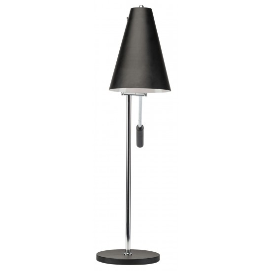 Tivat Black Metal Table Lighting