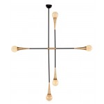 Tristan Black Metal Pendant Lighting, HGRA492