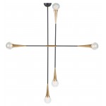 Tristan Black Metal Pendant Lighting, HGRA492