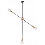 Tristan Black Metal Pendant Lighting, HGRA492