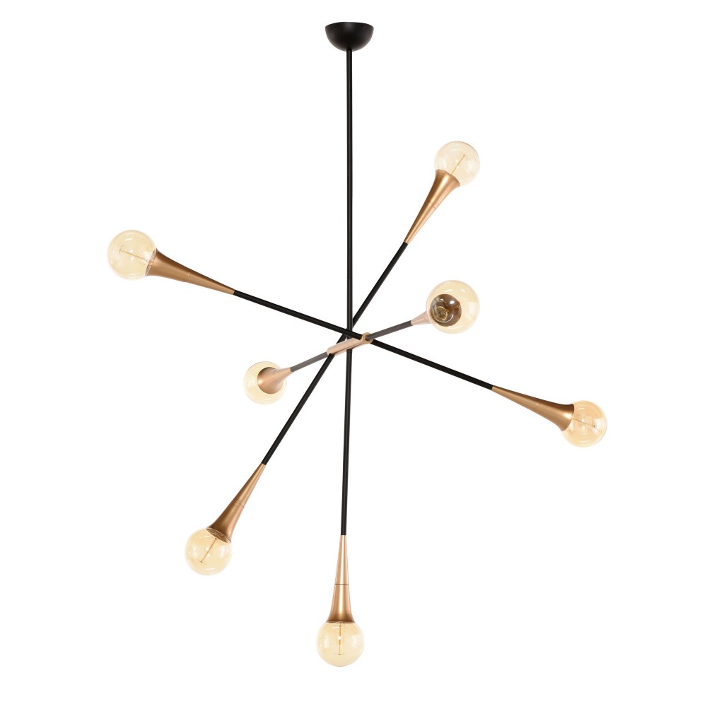 Tristan Black Metal Pendant Lighting, HGRA493