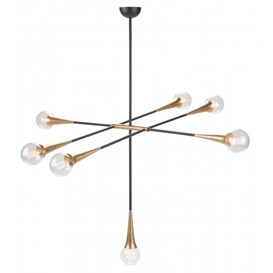 Tristan Black Metal Pendant Lighting, HGRA493