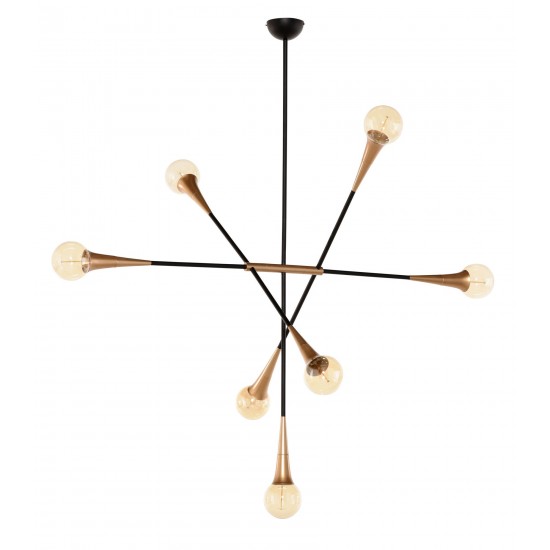 Tristan Black Metal Pendant Lighting, HGRA493