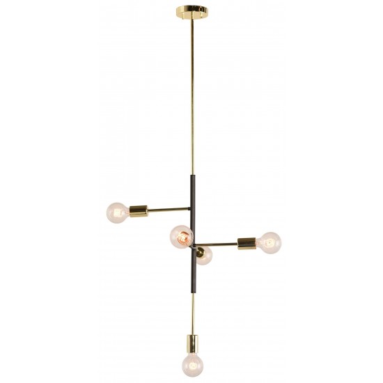 Hendrix Black Metal Pendant Lighting, HGRA549