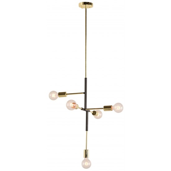 Hendrix Black Metal Pendant Lighting, HGRA549