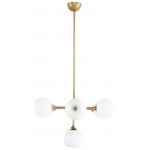 Niklas White Glass Pendant Lighting, HGRA556