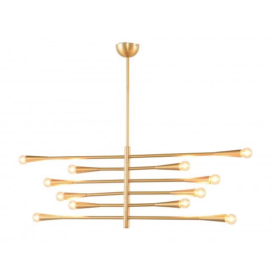 Dahlia Gold Metal Pendant Lighting