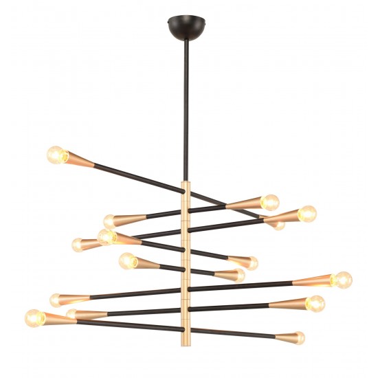 Orion 8 Black Metal Pendant Lighting