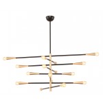 Orion 8 Black Metal Pendant Lighting