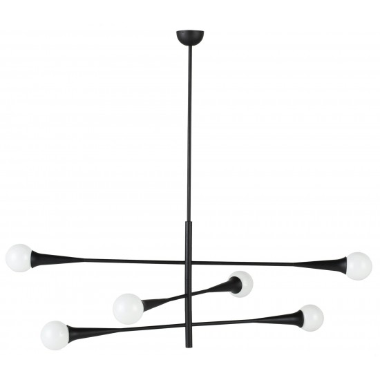 Orion 3 Black Metal Pendant Lighting