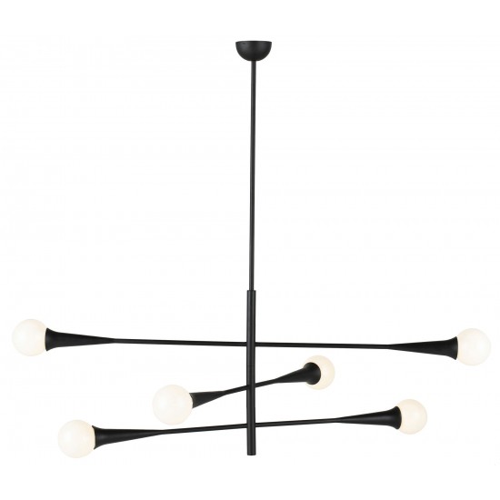 Orion 3 Black Metal Pendant Lighting