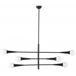 Orion 3 Black Metal Pendant Lighting