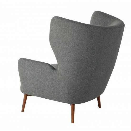 Klara Shale Grey Fabric Single Seat Sofa