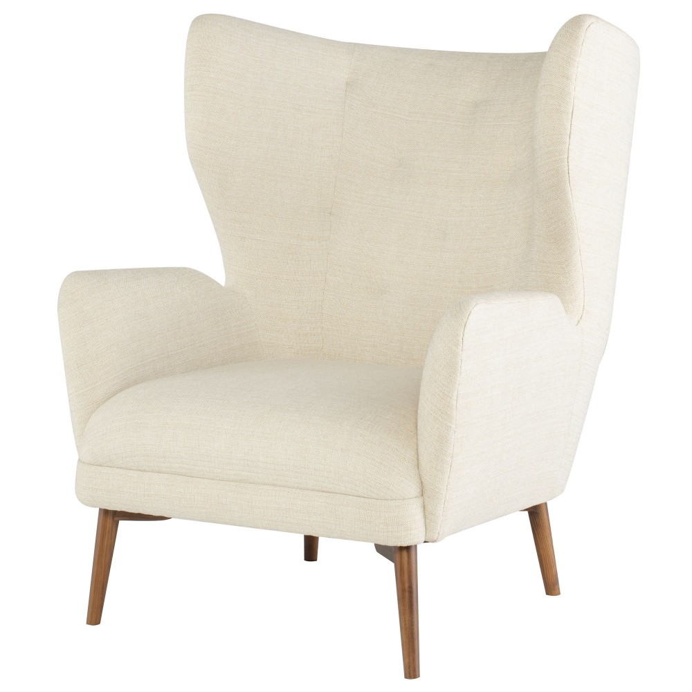 Klara Sand Fabric Single Seat Sofa Klara Sand Fabric Single Seat Sofa