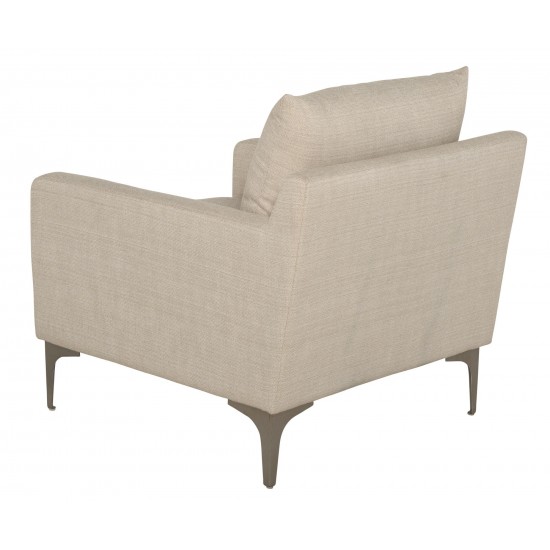 Anders Sand Fabric Single Seat Sofa, HGSC105