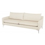 Anders Sand Fabric Triple Seat Sofa, HGSC108