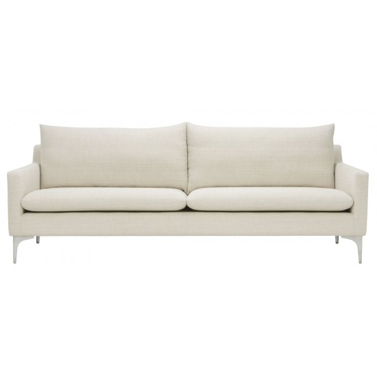 Anders Sand Fabric Triple Seat Sofa, HGSC108